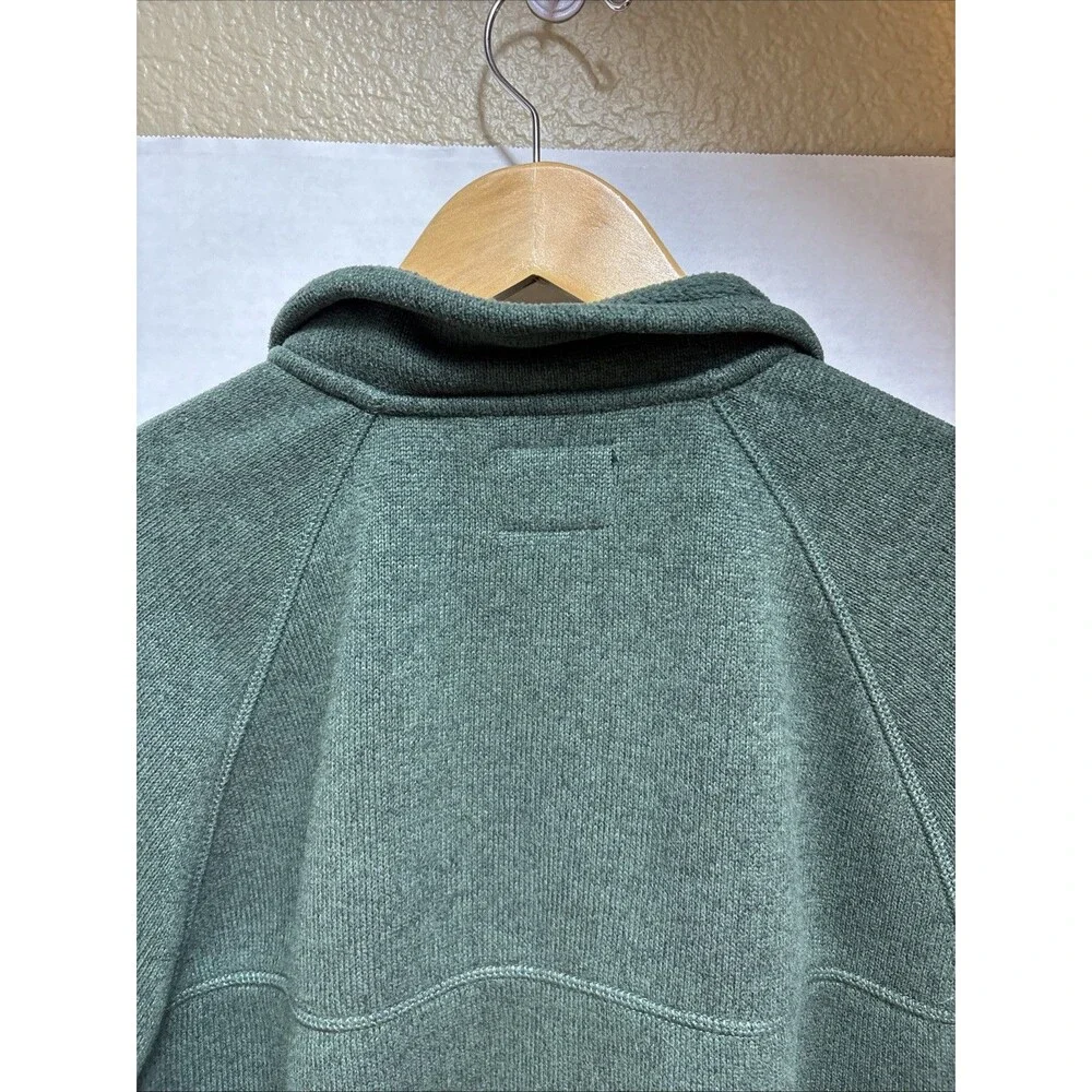 J Crew Mens Nordic Polartec Fleece 1/4 Zip Jacket Sweater Size Medium